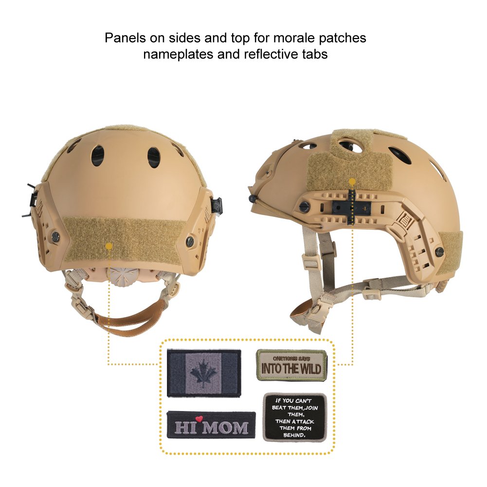 OneTigris PJ Casque tactique à structure légère pour paintball airsoft