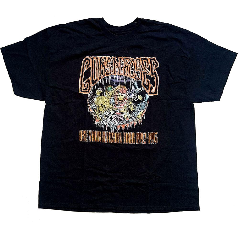 Guns N' Roses Men's Black Gnr - Illusion Monsters Tee