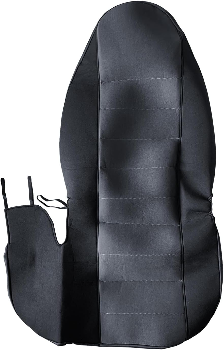Seat Covers Cotton Without Console Fit for 1998 1999 2000 2001 2002 2003 Ford Ranger 60/40 Highback Truck (Black Deep Grey)