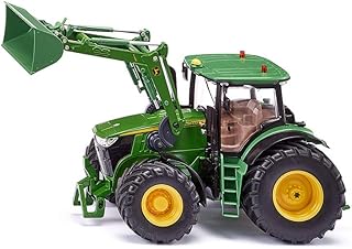 siku 6792, John Deere 7310R Traktor mit Frontlader, GrĂĽn, Metall/Kunststoff, 1:32, Ferngesteuert, Steuerung mit App via Bluetooth, Ohne Fernsteuermodul - Details ansehen