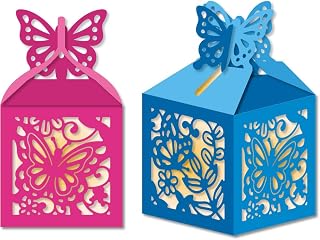 Butterfly Box Metal Cutting Dies Card Making Die Stencil Carbon Steel Die Cuts Card Embossing Stencils Template Dies for DIY Scrapbook Paper Crafts Party Wedding Album Decor