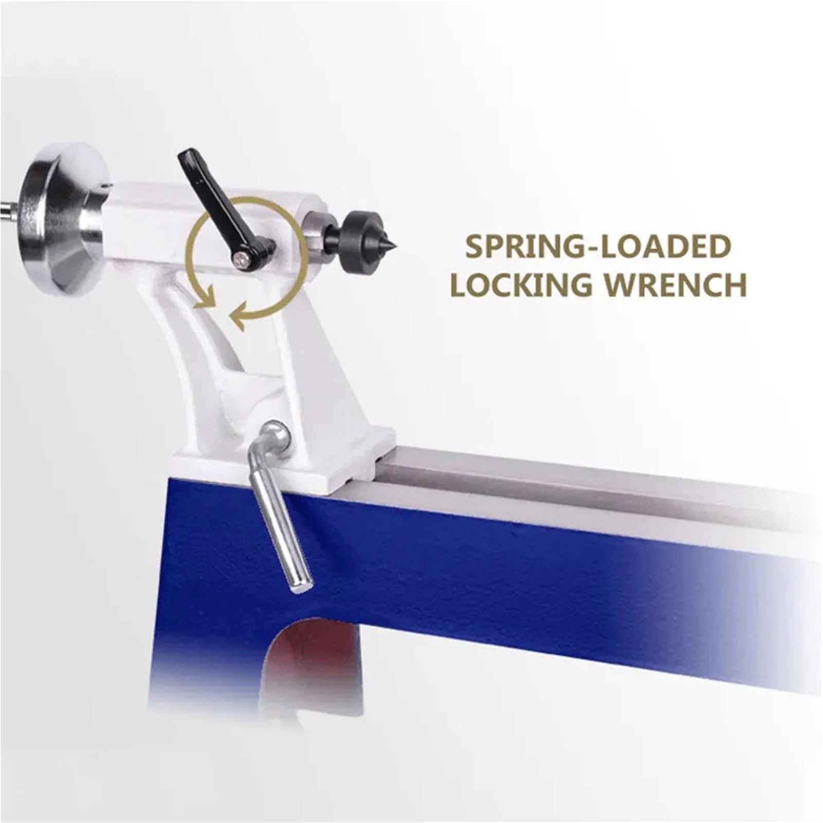Mini tornio for la lavorazione del legno, piccola macchina for tornire for domestica multifunzione da 8 pollici for produzione di penne fai te Ad alte prestazioni