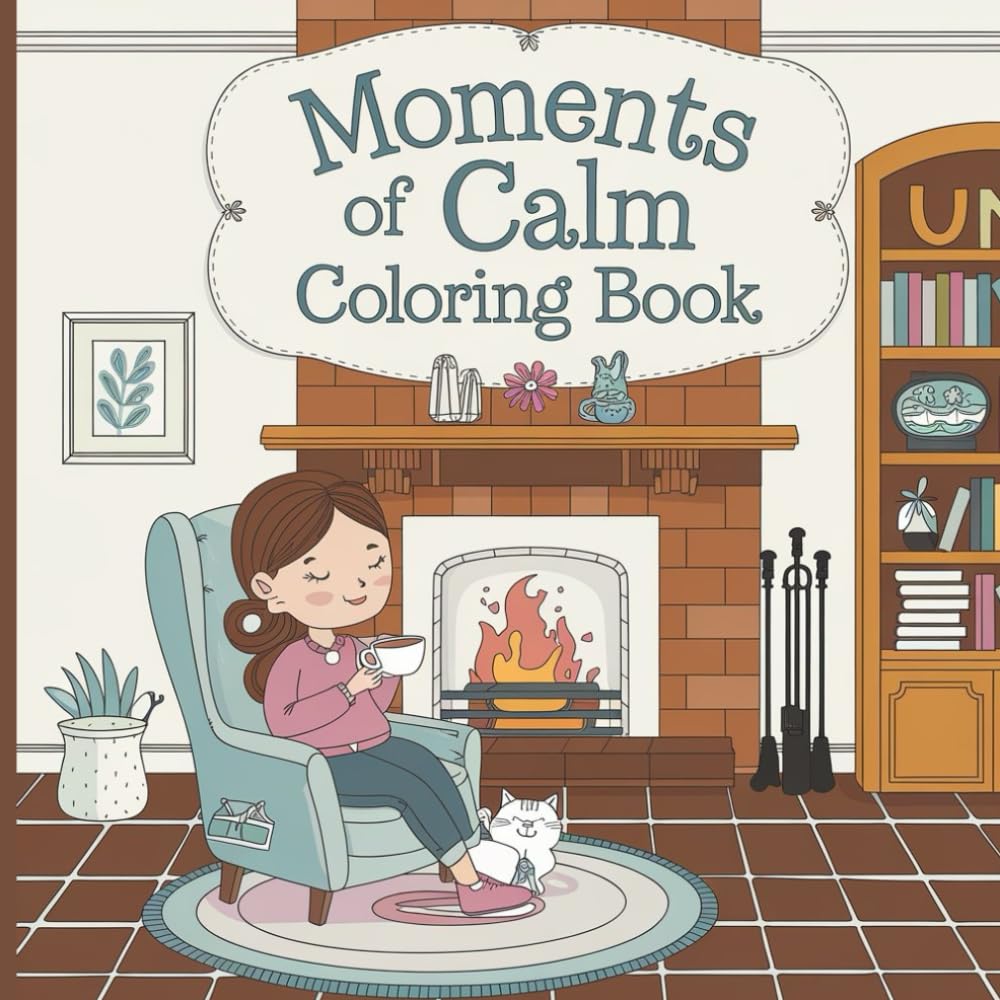 moments of calm: A Soothing Coloring Journey for Relaxation and Mindfulness