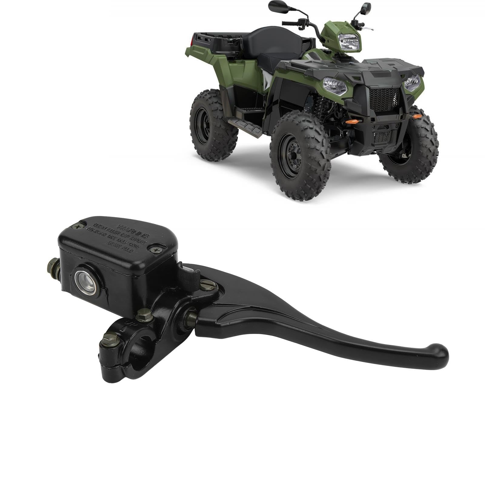 Leve Freno Frizione Regolabile Leva Del Cilindro Principale Freno Resistente Per Po&laris ATV 22 Mm Parte Anteriore In Lega Di Acciaio(Yellow)