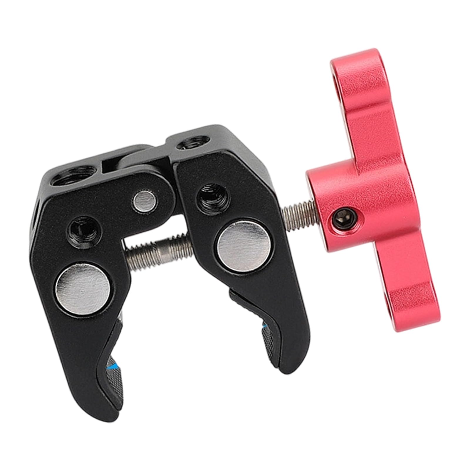 Soporte de aluminio para cámara de acción DSLR, compatible con conectores de tornillo, abrazadera de aluminio
