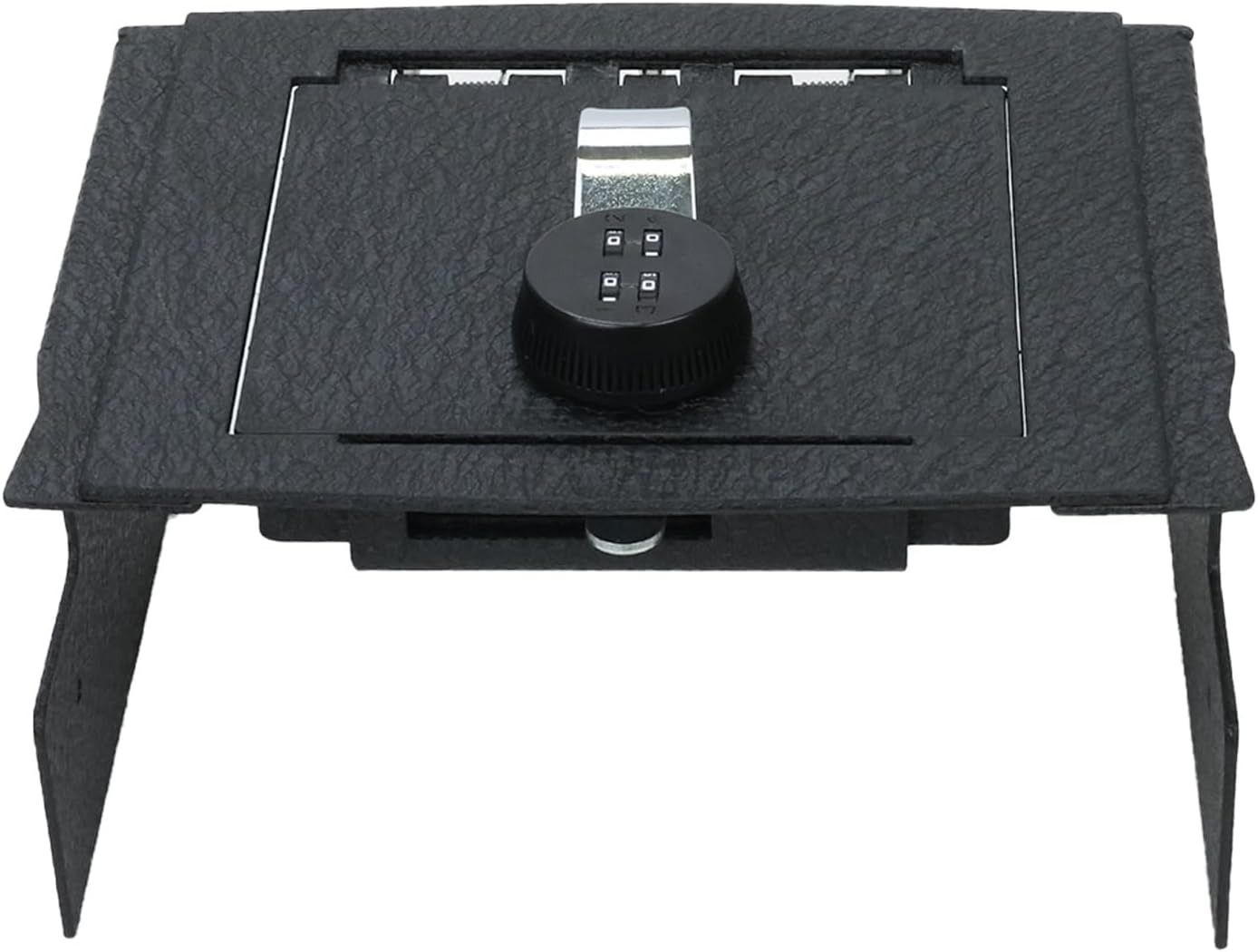 Black Horse Center Console Safe Black Compatible with 2024-2024 Toyota Tacoma-ASTT24