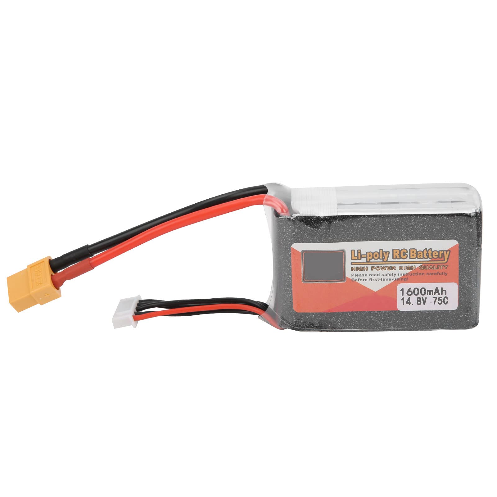 Batteria LiPO per barca per auto RC 14.8V 4S 1600mAh 75C XT60 per batterie per elicotteri Drone FPV