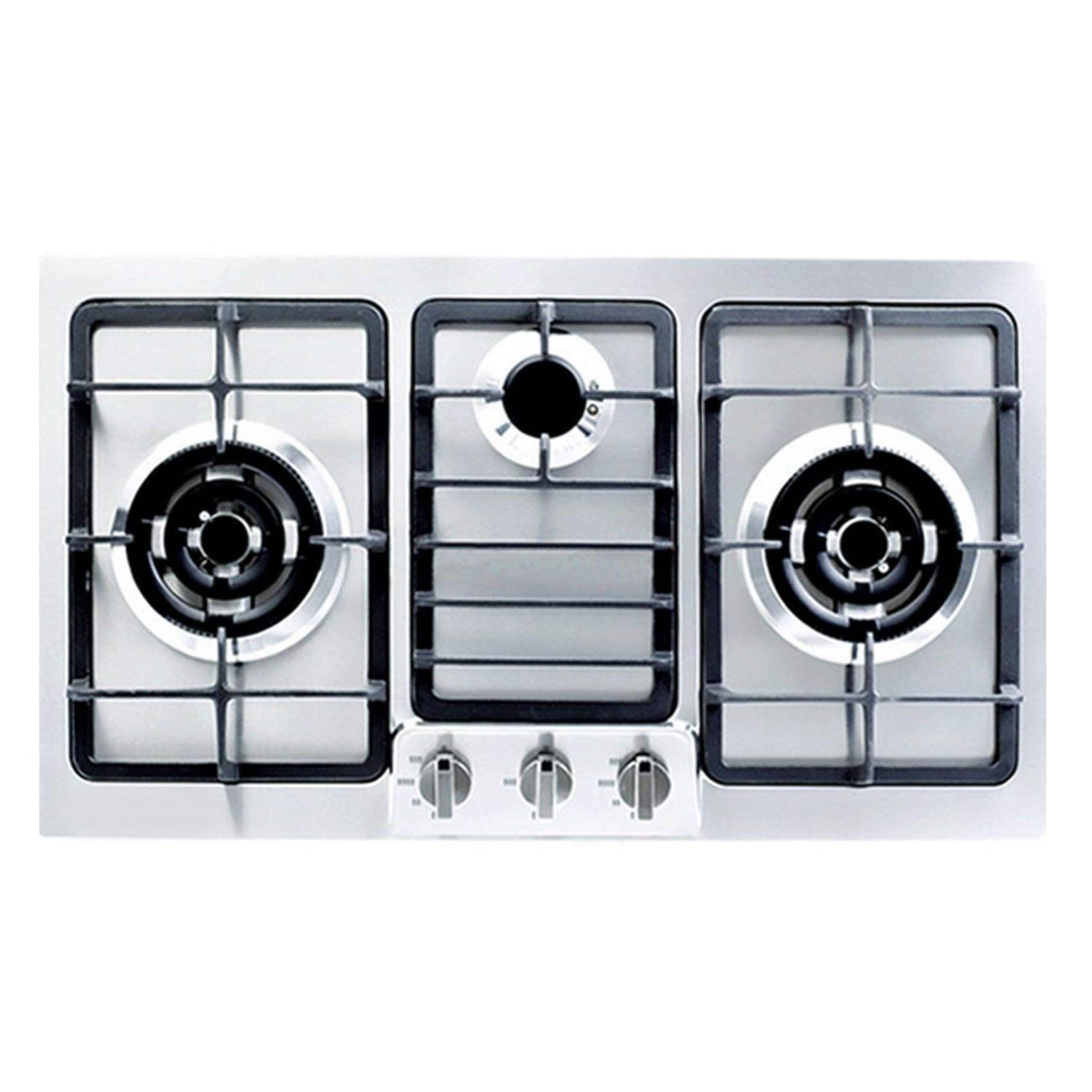 Herd Knopf, Ofen Knopf 60 Stücke, Legierung 6 mm Universal Silber Gas Herd Bedien Knopf Adapter Backofen Dreh Schalter Flächen Sperre