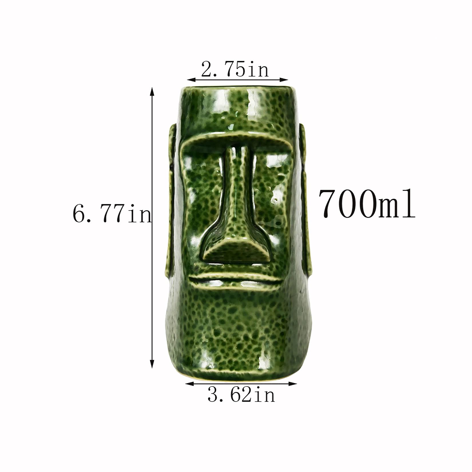 Tiki gläser–Tiki Becher – cocktailgläser–Cocktail Set–Keramik Cocktailgläser–Hawaii deko –Tiki Bar–Partydekoration–Tiki Cocktail Party–Tiki Themed Parties–Halloween Parties.,A1
