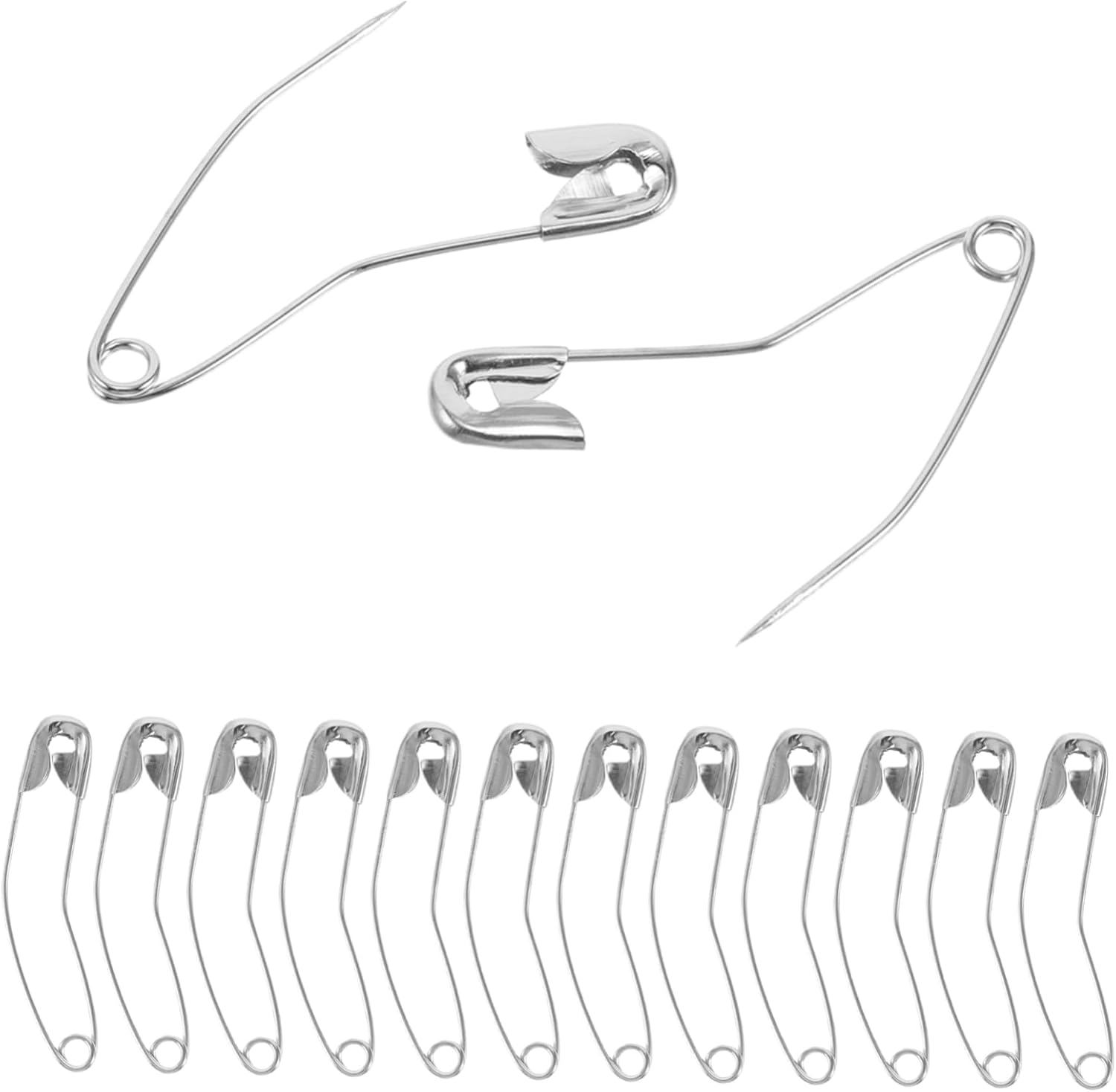 Bend Pin Tool 60pcs Curved Safety Pins Assorted Craft Quilting Knitting Tools
