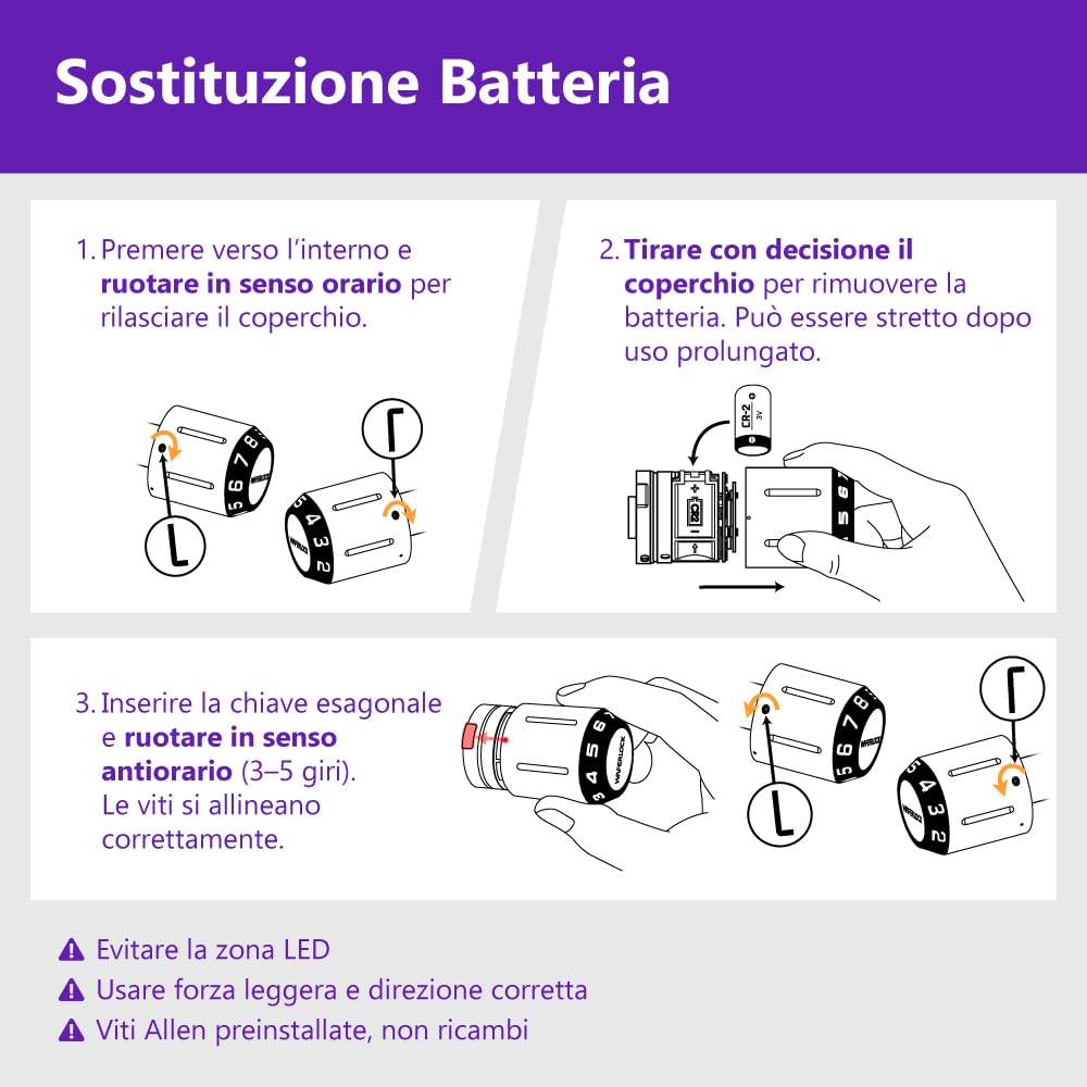 Cilindro smart europeo WAFERLOCK C760, IP68 impermeabile, resistente al fuoco, app, RFID/PIN, anti-trapano, 35/35–50 mm (70–85 mm), finitura nichel, EN15684
