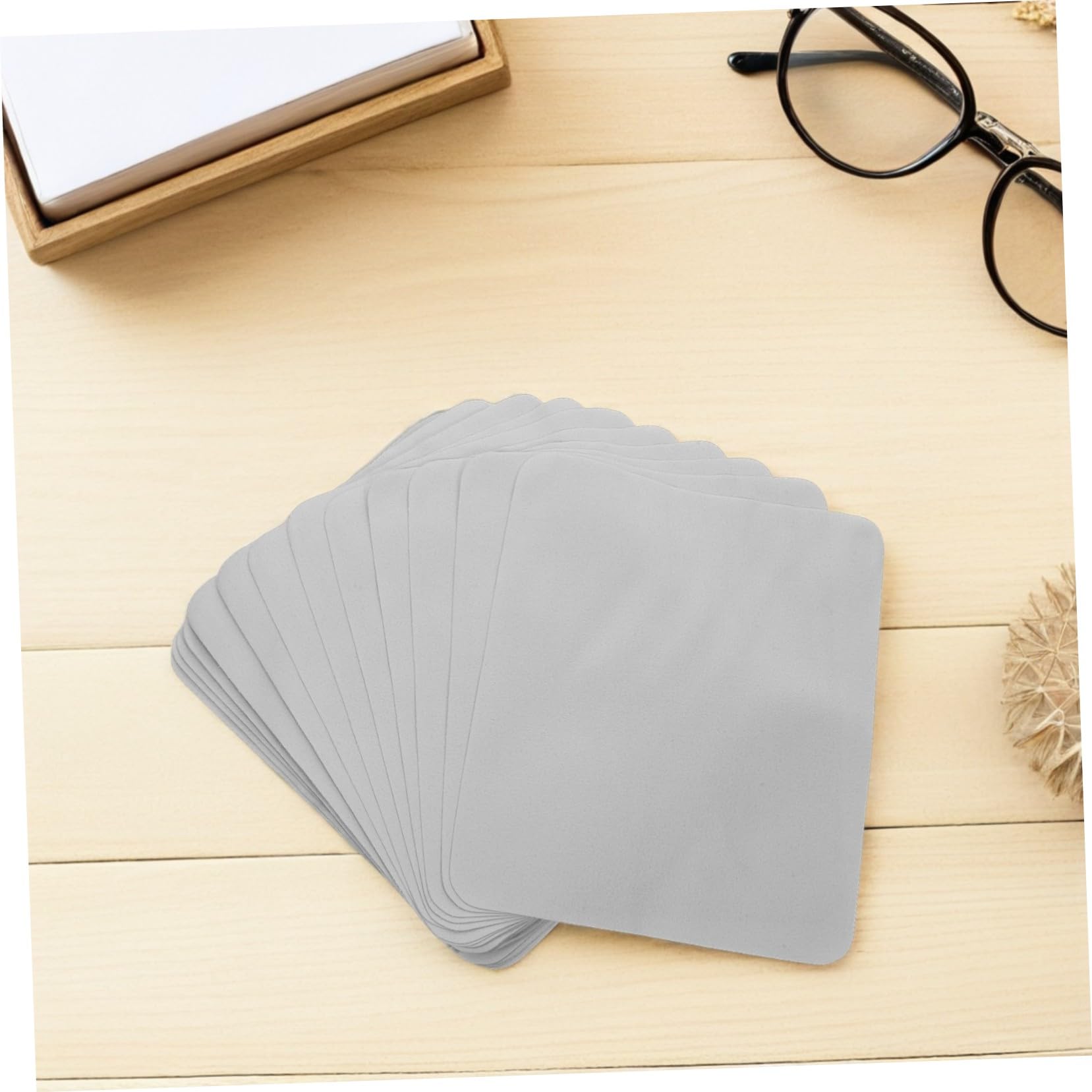 ERINGOGO 100 Paños De Limpieza De Microfibra Para Lentes Limpiador De Lentes Paño De Fibra Para Teléfono Almohadilla Limpiadora De Pantalla