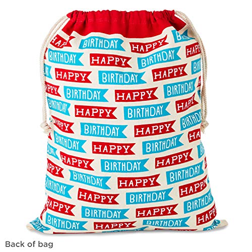 Hallmark 5EGB6411 19 Inch Large Birthday Drawstring Gift Bag thumb #3