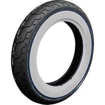 DUNLOP MT90B16 ホワイトウォールタイヤ Amazon.com: Dunlop Tires D402 MT90B16 Wide Whitewall Front