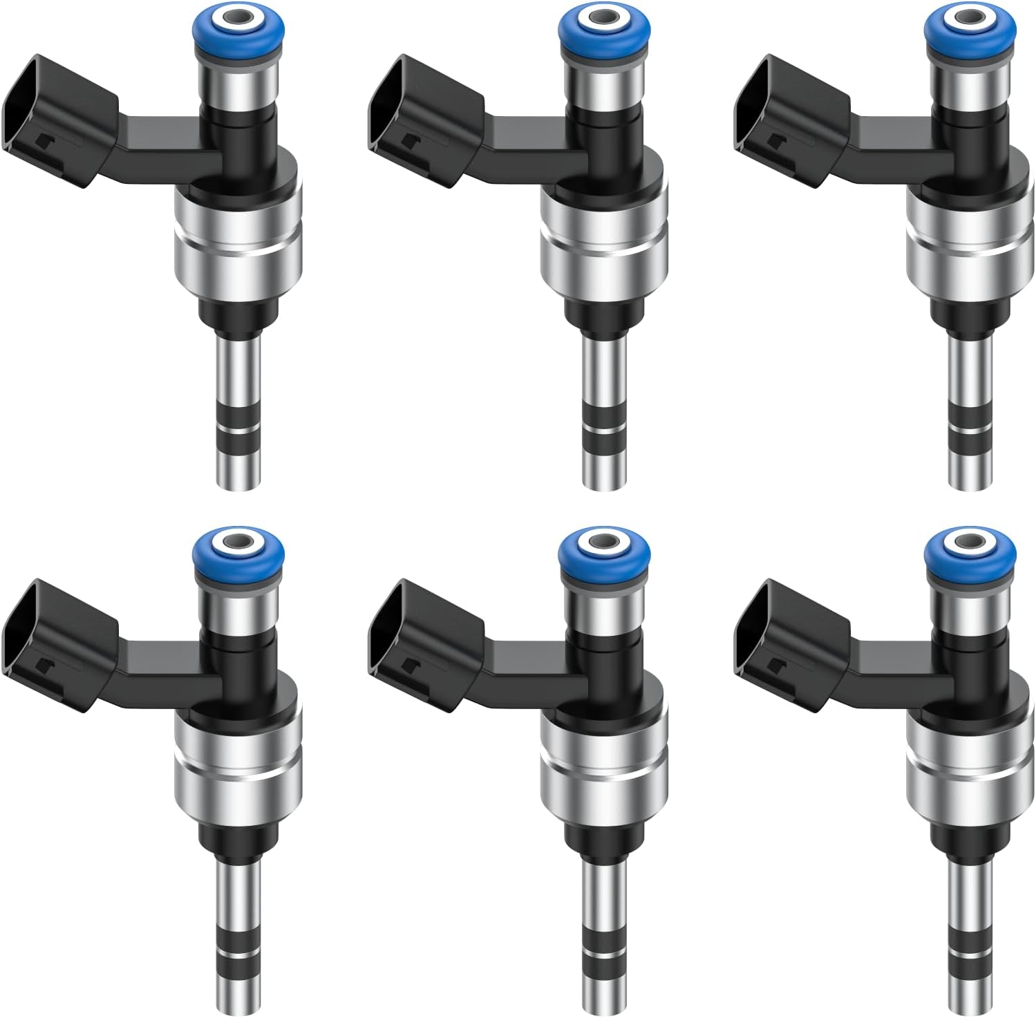Fuel Injectors Compatible with 3.6L Chevy Traverse 2018-2023 Equinox GMC Terrain 2013-2017 Impala 2012-2020 LaCrosse Caprice 2012-2016 Canyon Colorado 2015-2016 Buick Enclave 2018-2024,Set of 6 GDI