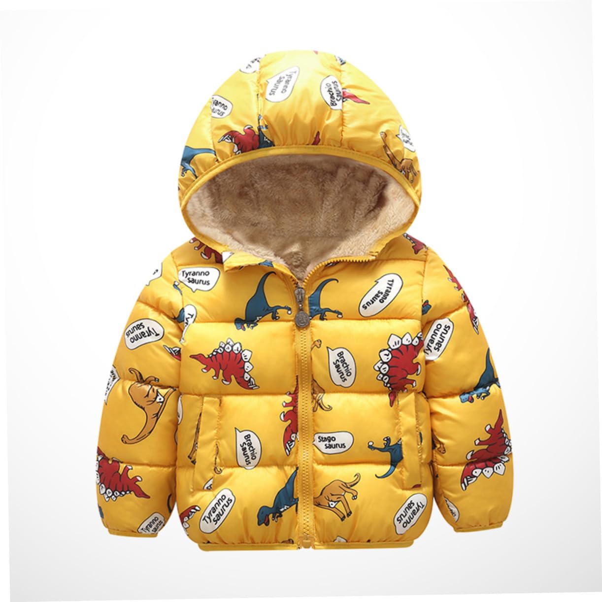 Bambini Puffy Giacca Puffy Tuta Sportiva Imbottita Zip Up Giacca Giacche Invernali Per I Bambini Soffice Giacca Crop Giacche Puffy Giacche Cappotto Cerniera Bambino
