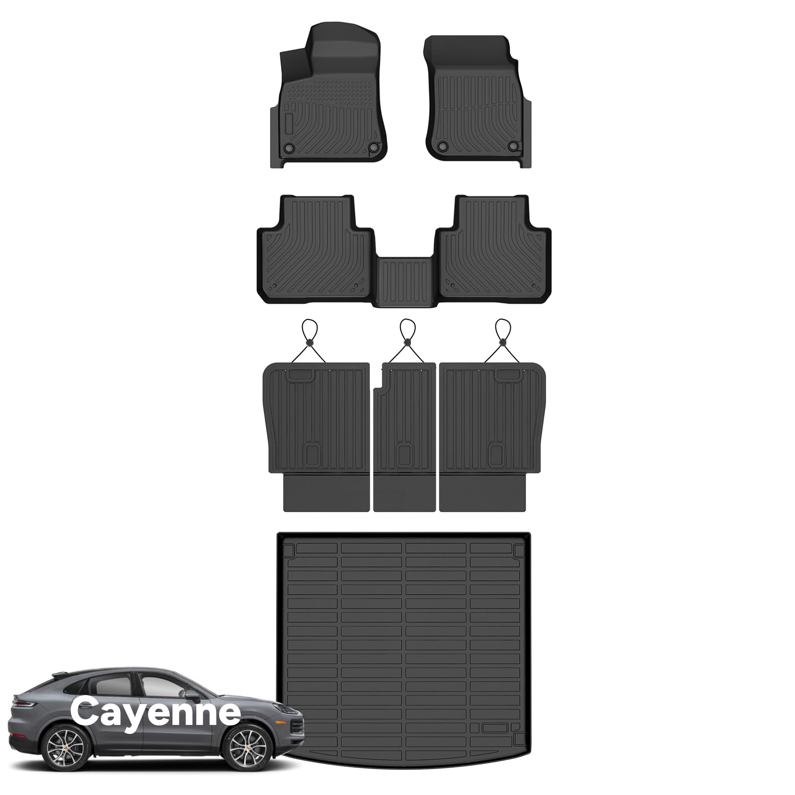 Photo 1 of Wayhigh Floor Mats for Porsche Cayenne 2019-2026