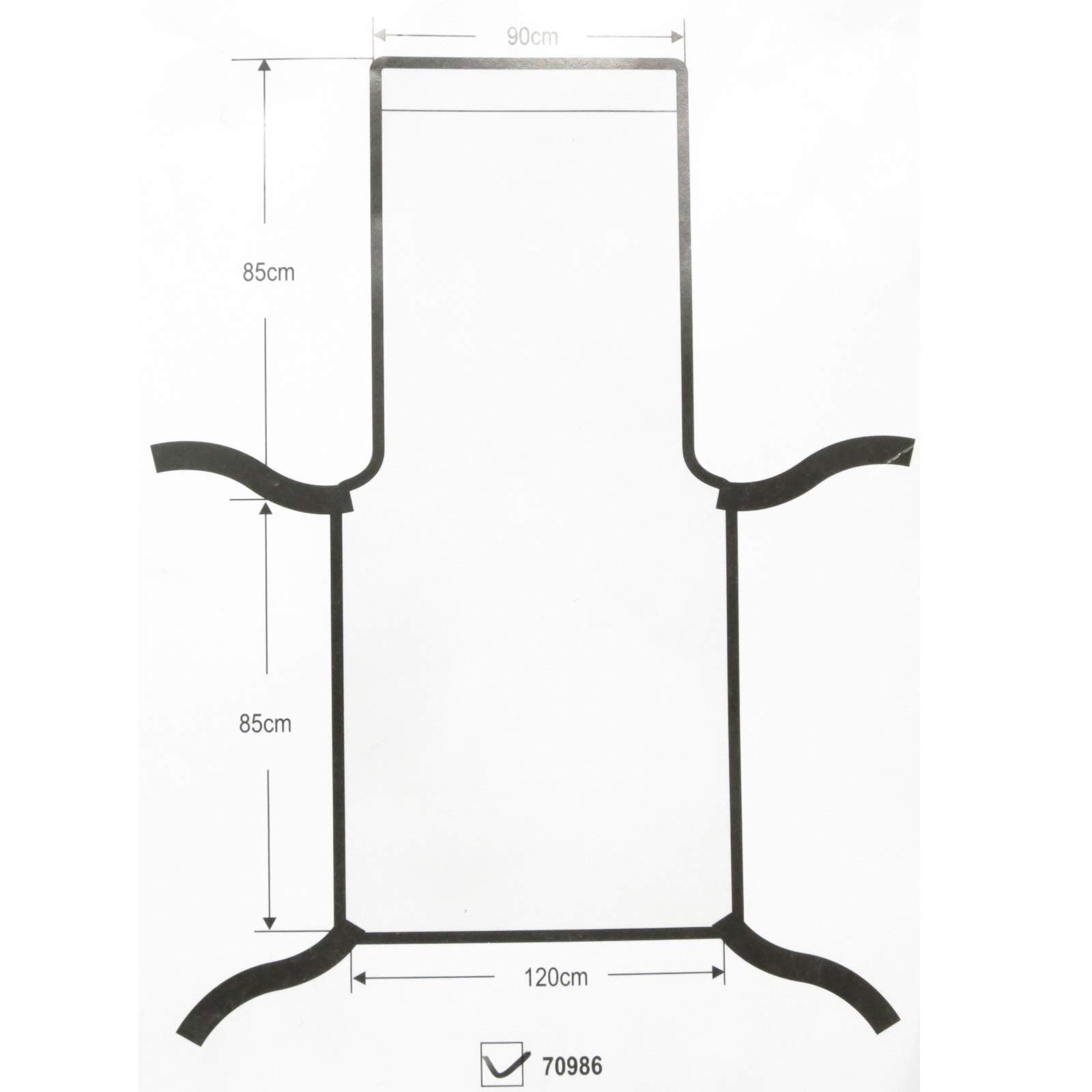 Mosquitera para Puertas Lalizas 120 x 170 cm