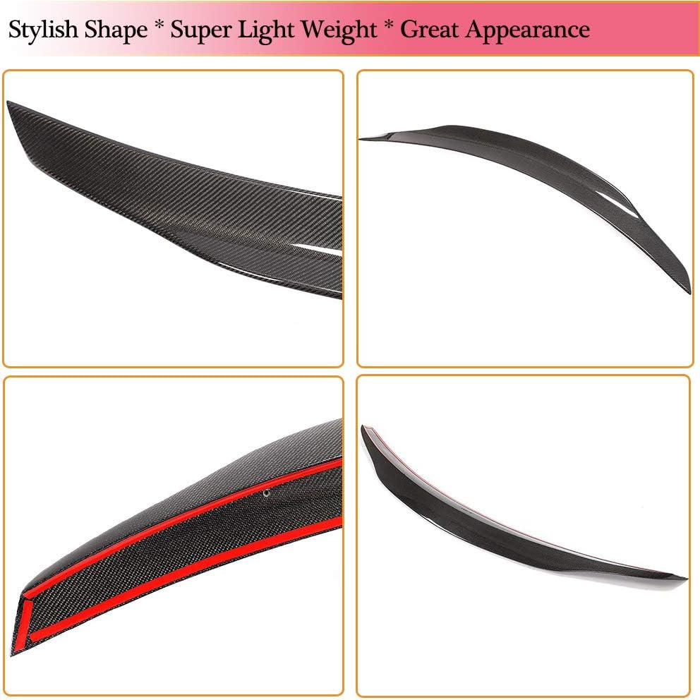 Rear Trunk Spoiler fits for Benz R172 SLK200 SLK250 SLK350 SLC180 SLC300 Convertible 2012-2019 Factory Outlet Carbon Fiber CF Rear Boot Lid Highkick Tail Wing lip