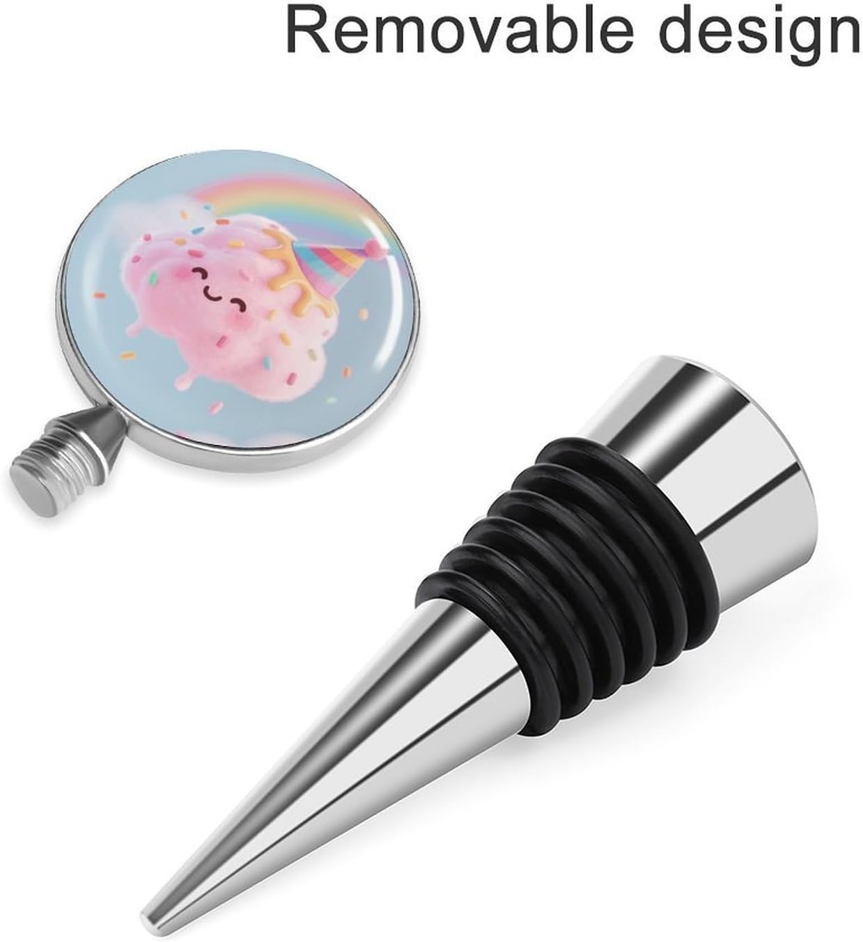 Octopus Wine Stoppers Personalized Leak Proof Vacuum Bottle Stoppers Metal Bottle Sealer Reusable Seal Stopper Wine Saver for Keep Fresh Wines Lovers