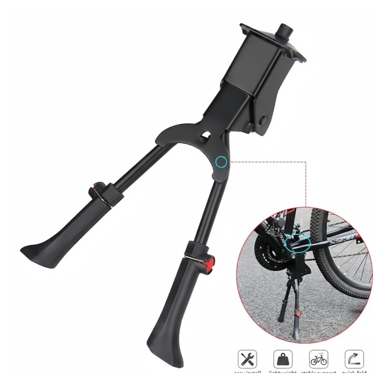 1 Soporte Ajustable for Bicicleta en Forma de U.