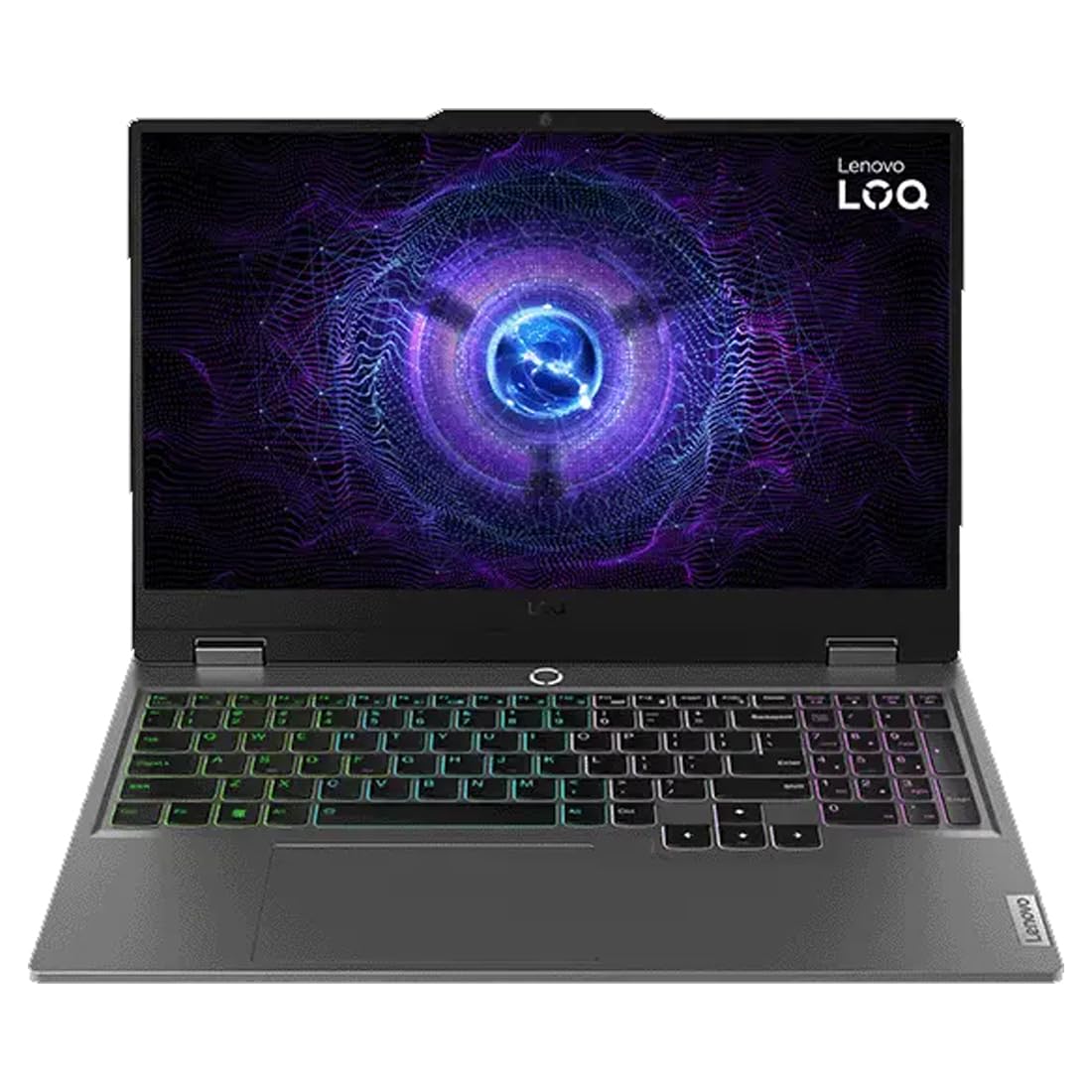 Lenovo LOQ 15IRX9 Intel Core i5-13450HX 15.6" (39.6cm) 144Hz 300Nits FHD Gaming Laptop (2x12GB/512GB SSD/Win 11/NVIDIA RTX 3050 6GB Graphics/Office 21/Luna Grey/2.38Kg), 83DV00KUIN