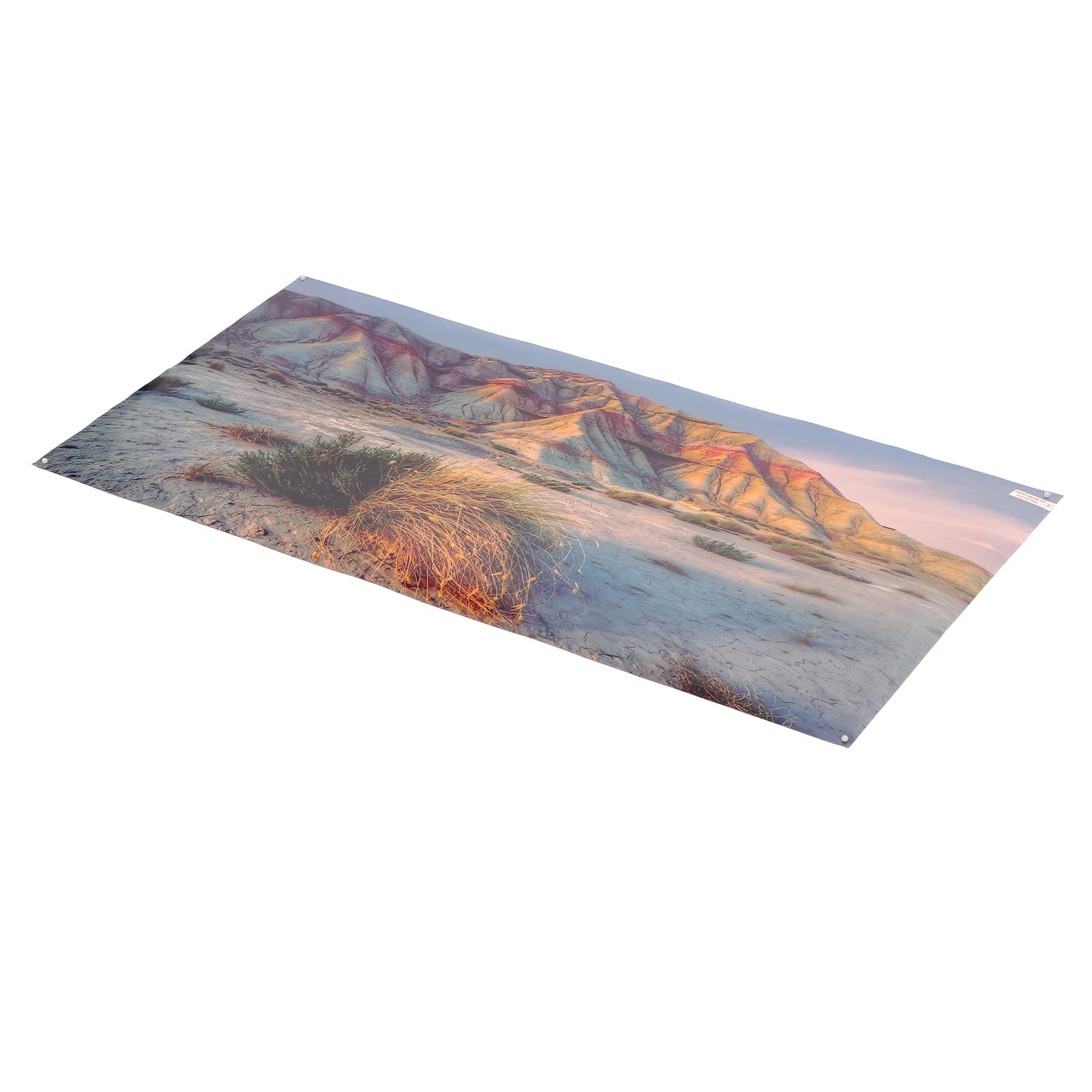 aqxreight Górne pustynię Akwarium Tło Plakat 3D PVC Dekoracja Ryb Samoprzylepna Naklejka ścienna 24x16 Cali (91 * 50CM)