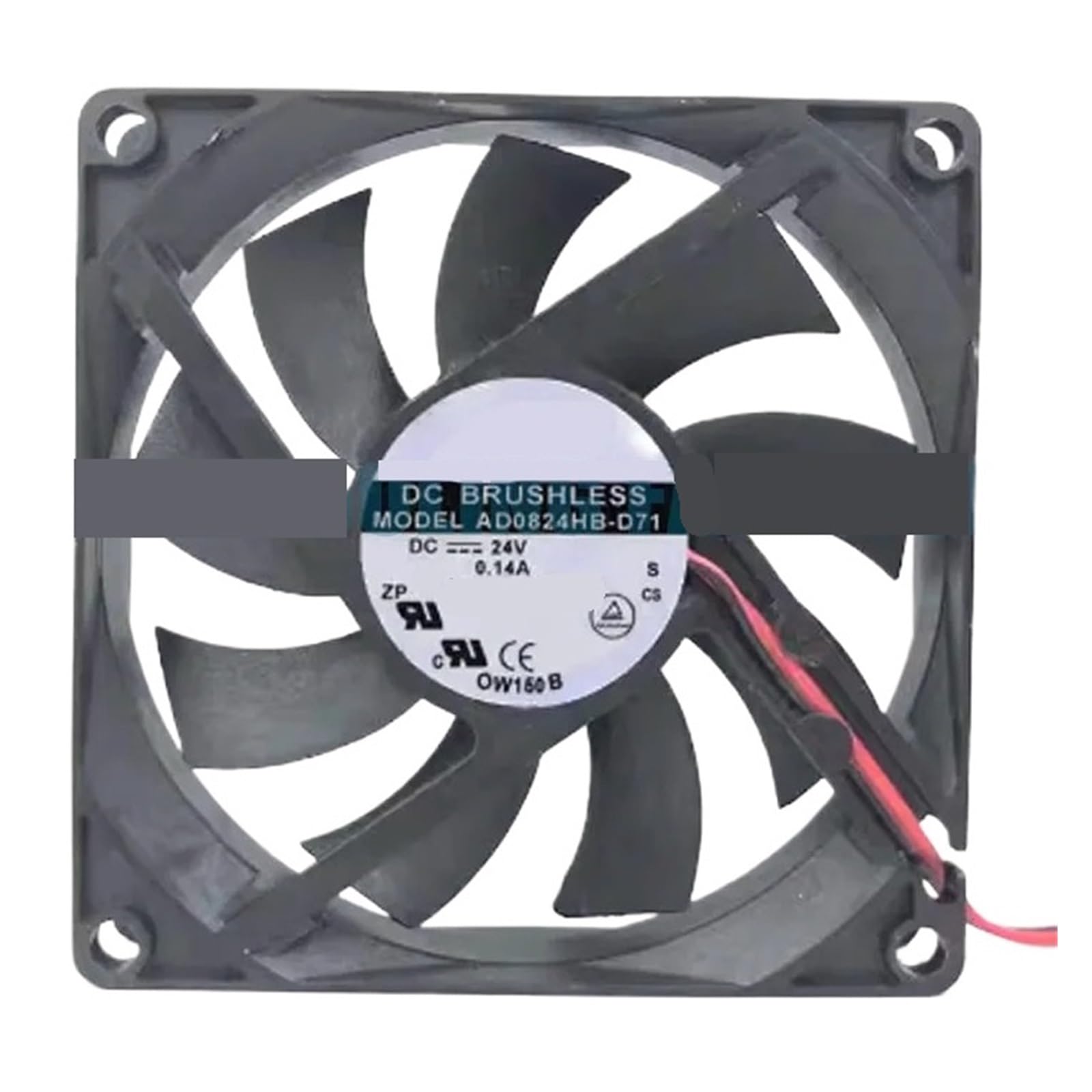 LZIKKGKI AD0824HB-D71 8015 8CM 24V 0.13A 0.14A 0.18A Inverter Fan