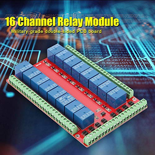 Buy 16 Channel Relay Module Walfront Two Way Isolated Type Optocoupler