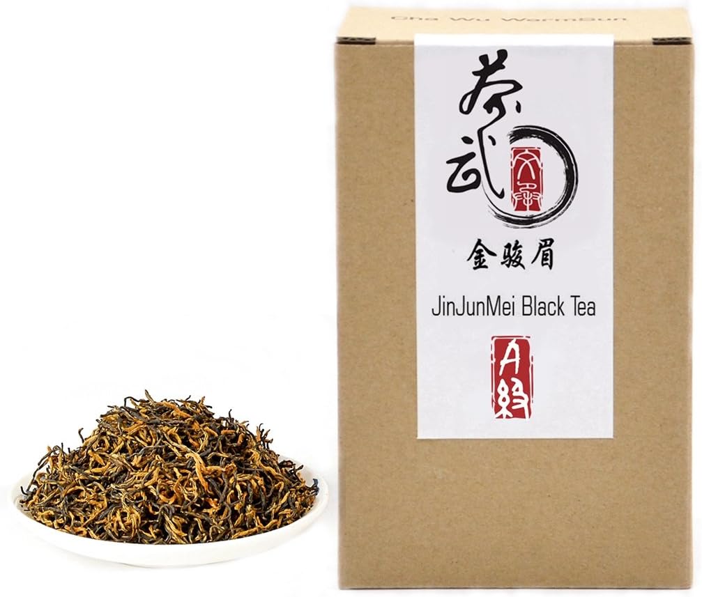 ChaWuWarmSun [A] JinJunMei Black Tea,8.8oz/250g,Chinese Loose Leaf Tea,WuYi Mountain,FuJian China