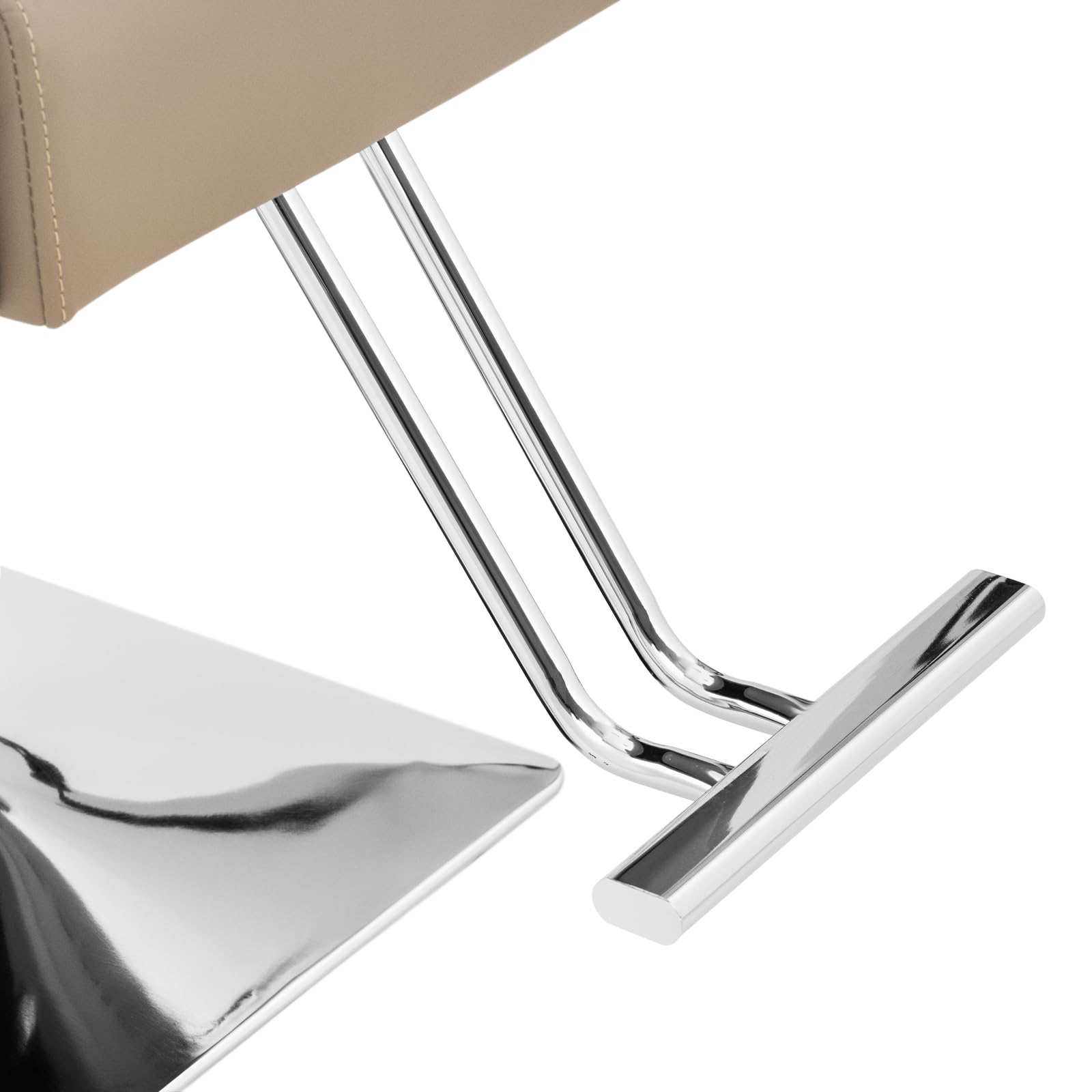 Physa Sillón de Peluquería Cottam con Reposapiés Altura del Asiento 49-63 cm para hasta 150 kg Gris Claro Sillón de barbería Silla de peluquería Silla de barbería