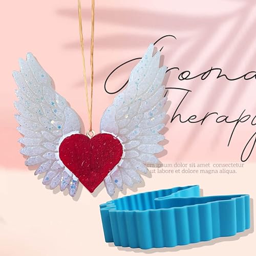 Miniatura 6 de Molde de frescor de ala molde de silicona Rifanda para cuentas de aroma frescuras de automóvil cera de jabón molde de yeso de arcilla para bricolaje