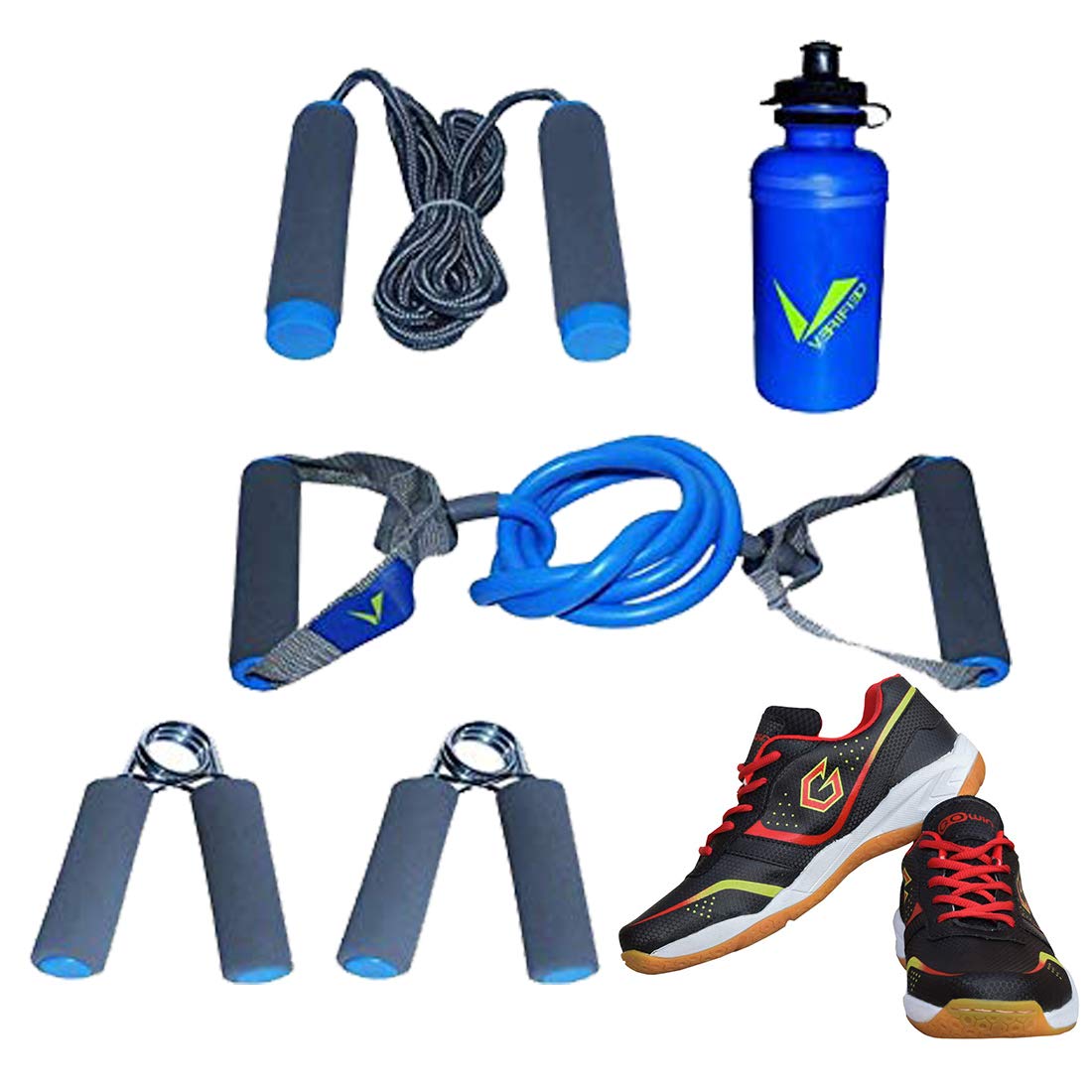 Gowin Badminton Shoe Smash Black Size-3 with Verified Training Set-image-27