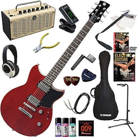 Amazon Yamaha エレキギター 初心者 入門 セラミックピックアップ搭載のレブスター レトロなデザインで多機能 高音質のyamaha Thr5が入ってる大人の19点セット Rs3 Rcp レッドカッパー エレキギターセット 楽器 音響機器