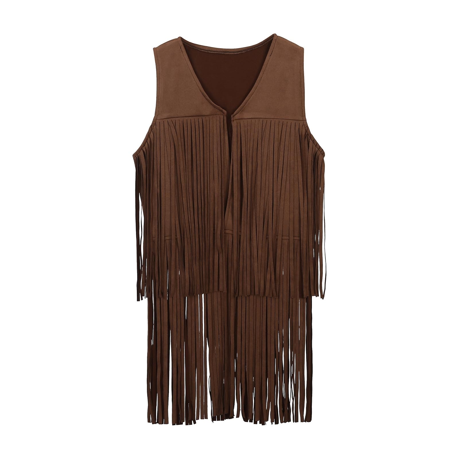 Gilet Polyester Thème WIDMANN Gilet De Cowboy Style Far West - Déguisement Sherif Pour Carnaval Et Fête Vestito Cowboy