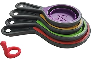 Collapsible Silicone Measuring Cups Set