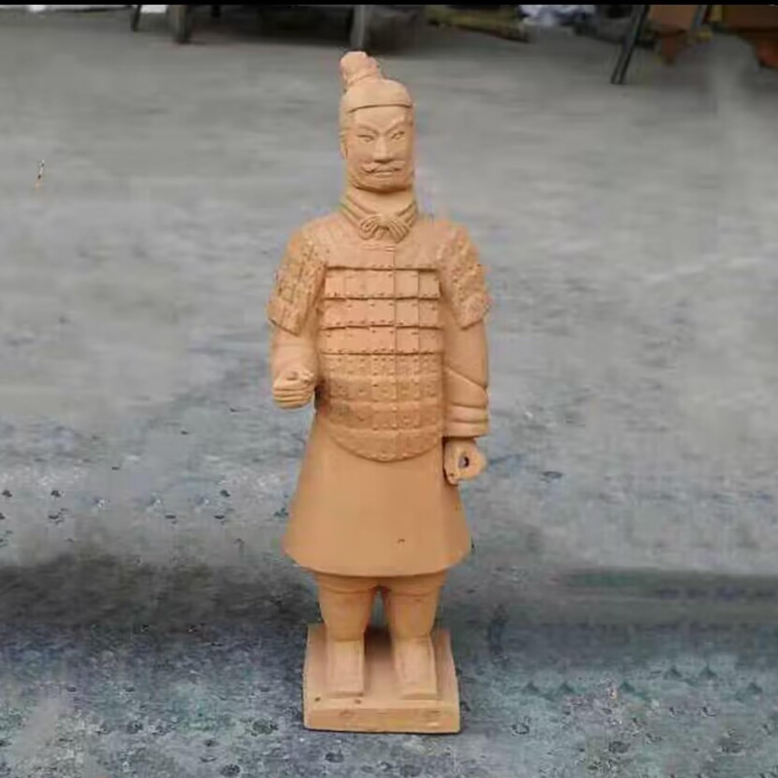 Yuzdnm C Home Decor Statue - Art Statue, Terracotta Warriors Statues, Hina Qin Dynasty Terracotta Warriors Sculpture Home Display Table Display Souvenir, Decorations(C)