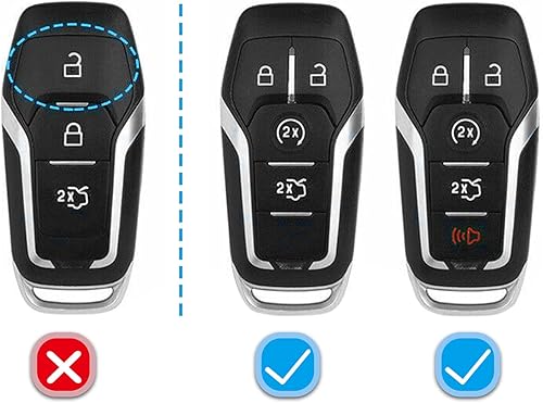 Miniatura 6 de NewYall Funda para llavero remoto inteligente de fibra de carbono con llavero