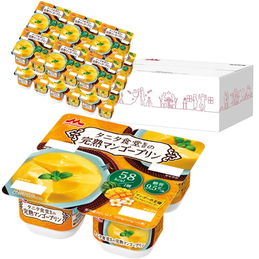 Amazon.co.jp: 【冷蔵】タニタ食堂監修の完熟マンゴープリン4個パック