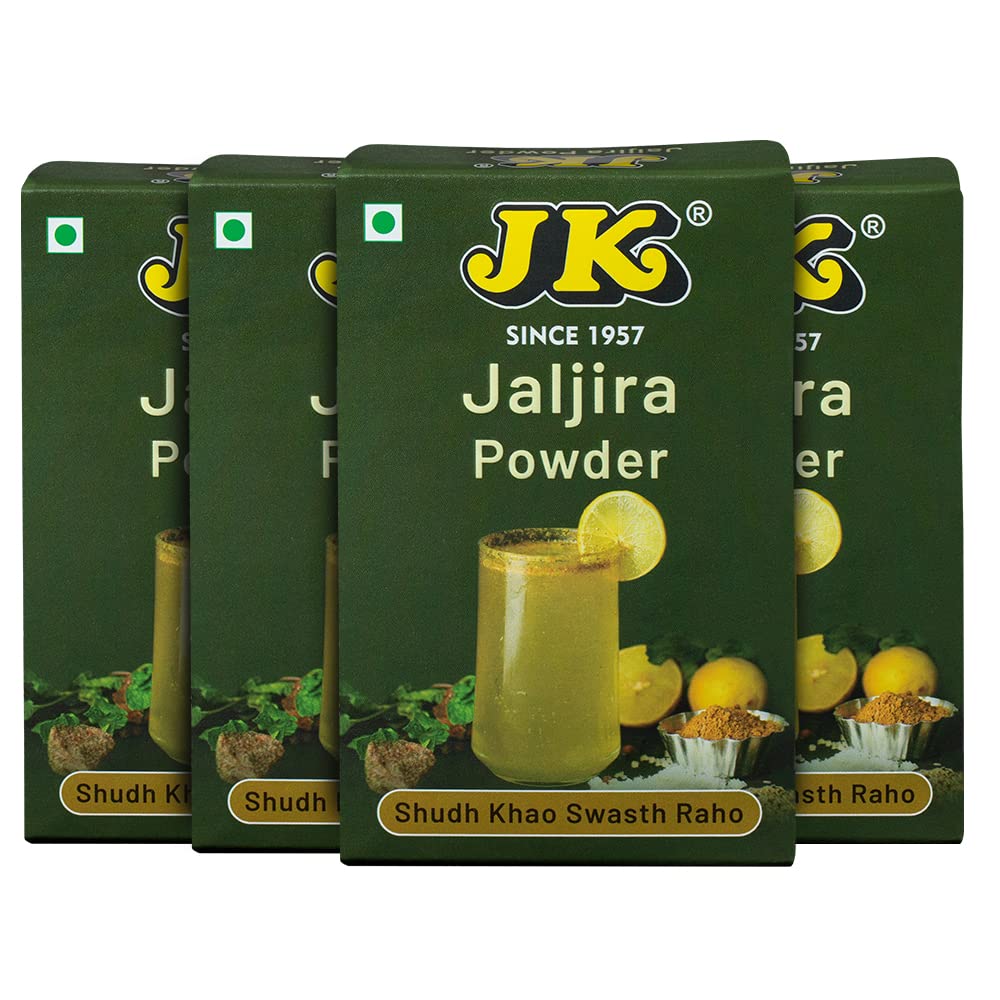 JK Jal Jira Powder | Jaljeera Masala Powder Box | Blended Spice Mix | Summer Drink Masala | Hygienic | No Preservatives | 100g Pack of 4 (B0BYVZ7GP6) Amazon Price History, Amazon Price Tracker