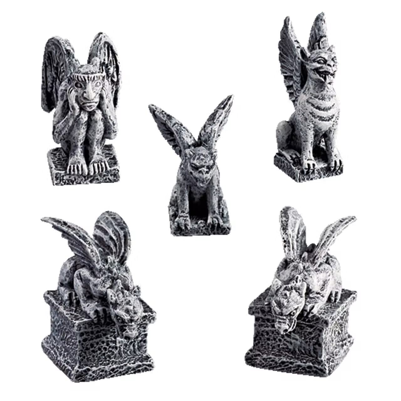 Amazon.com: Lemax Spooky Town Gargoyles Assortment of 5
