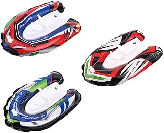 Amosfun 12Pçs Brinquedo Inflável De Banho De Jet Ski Brinquedo De Cochain Iate De Brinquedo Banheira De Bebê Inflável Banheira De Brinquedo De Praia Banheira Para Bebê Tomar
