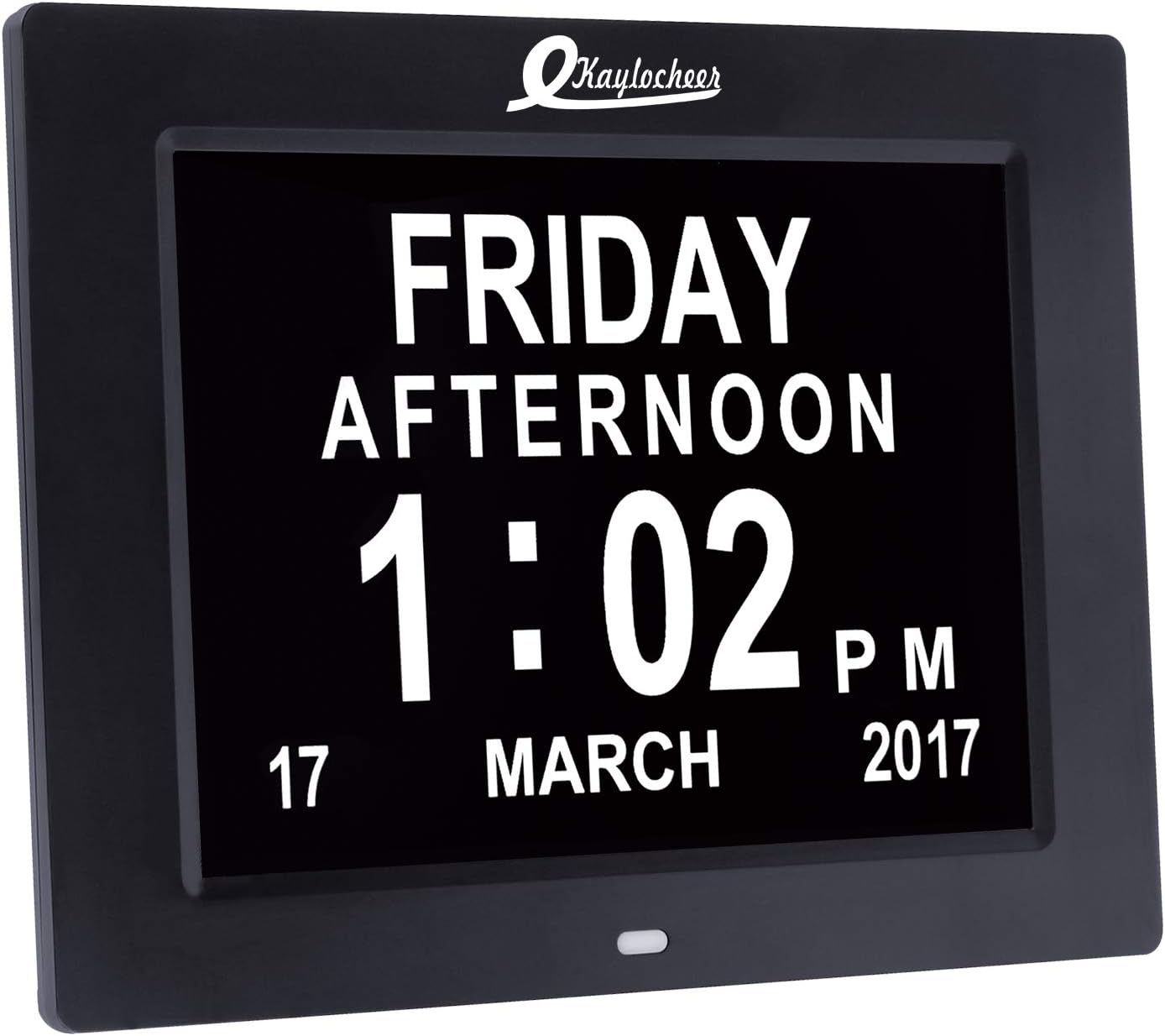 Digital Wall Clock- Alarm clock- Kitchen LED Clock- Extra Large Electronic Calendar Day Clock with Battery Backup- Large Numbers