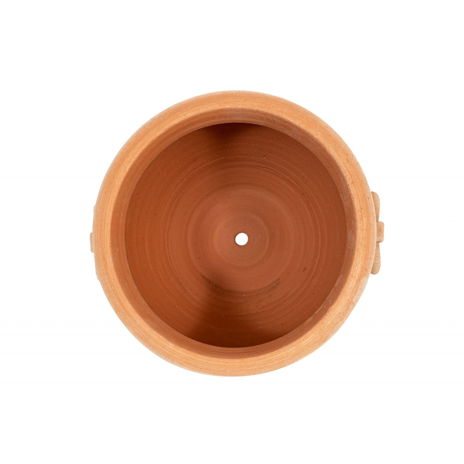 Biscottini Vasi terracotta artigianali 30x28x30 cm | Vaso terracotta interno ed esterno | Vasetti piante grasse Made in Italy