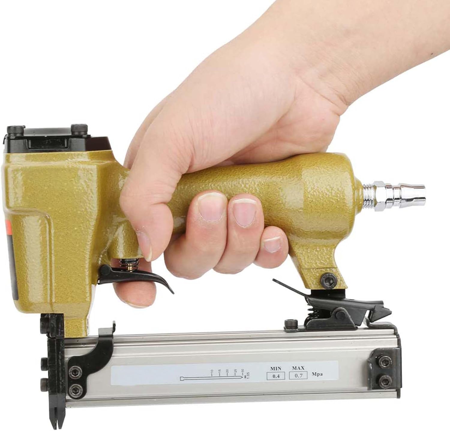 AircraftGrade Pneumatic Air Pin Nailer Quick Air Return 100pcs Nailer for Decoration Fixture, Joinery, Cabinet Combination