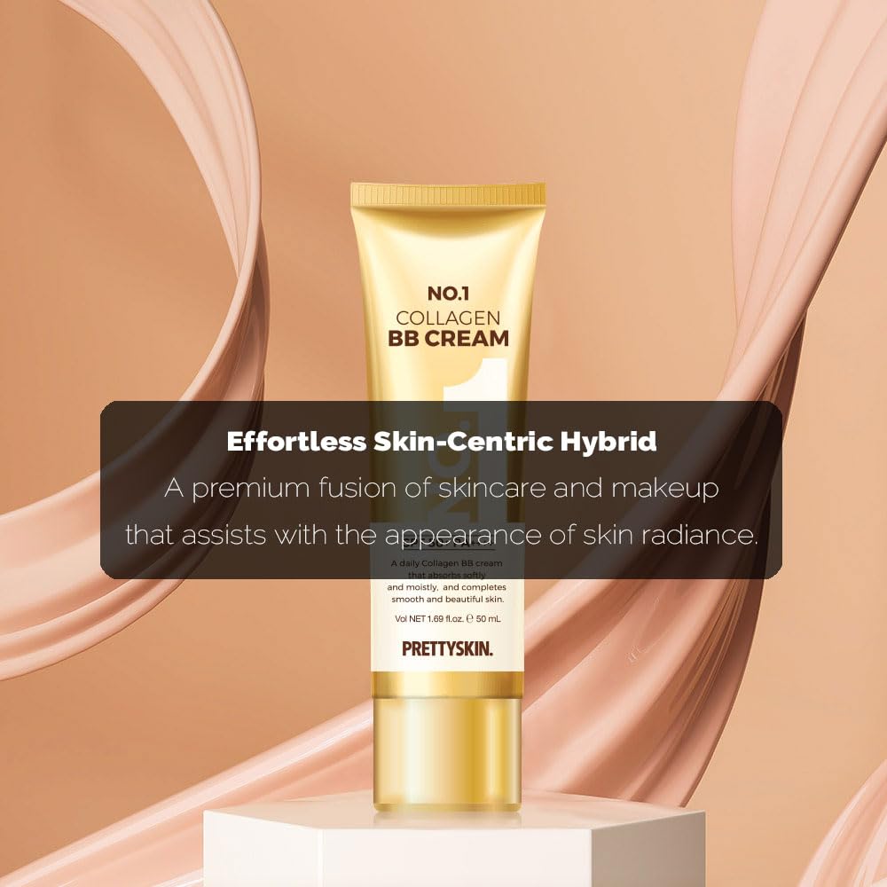Amazon.co.jp: PRETTYSKIN コラーゲンBBクリーム 50ml 軽いつけ心地