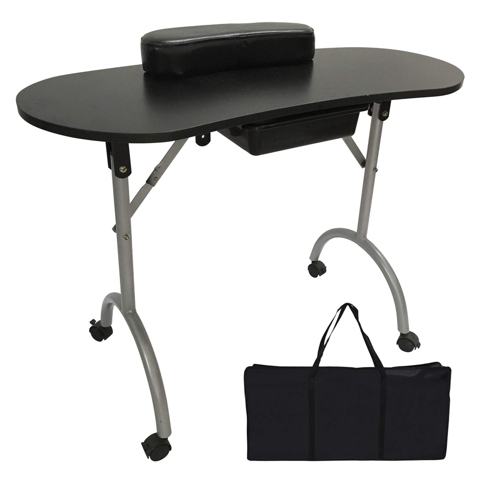 Youyijia Foldable Nail Table Manicure Table Professional Manicure Table ...