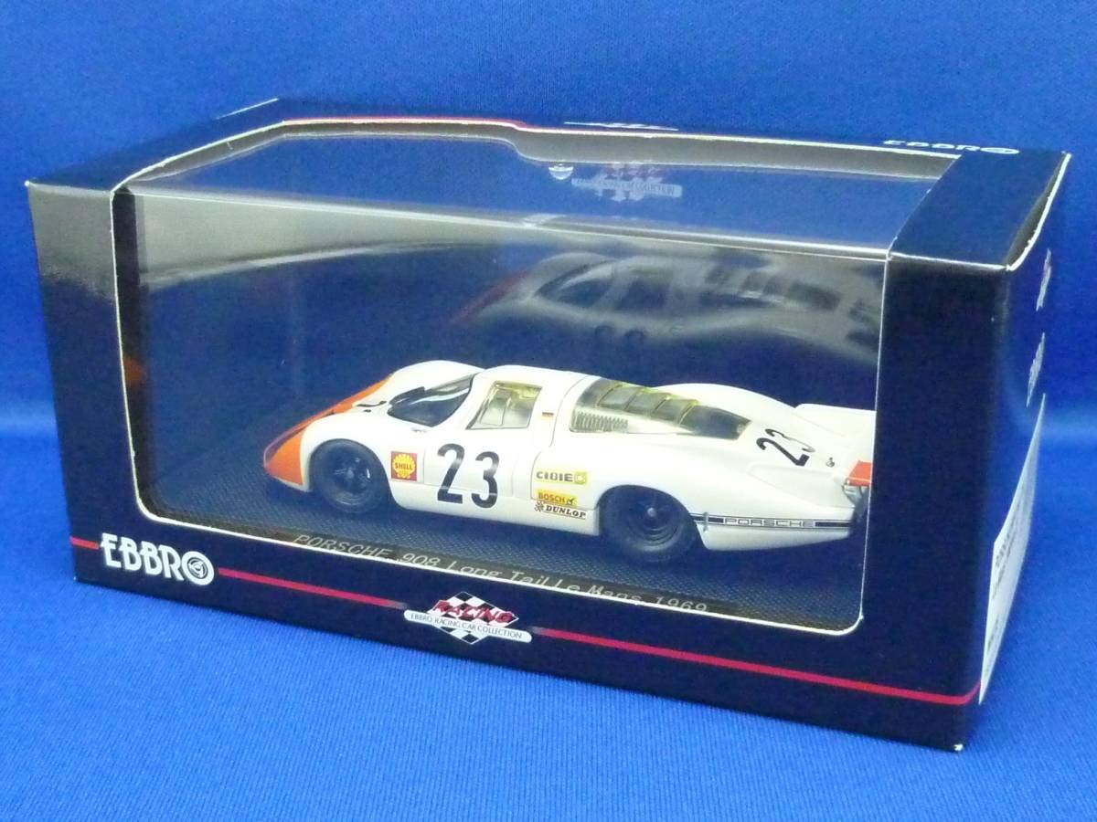 EBBRO ポルシェ 908 longtail le mans Ebbro 1:43 Porsche 908 Long Tail Le Mans #23 from Japan | eBay