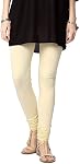 Ladyline Womens Long Premium Cotton Leggings with Double Stitches Free Size Upto XL