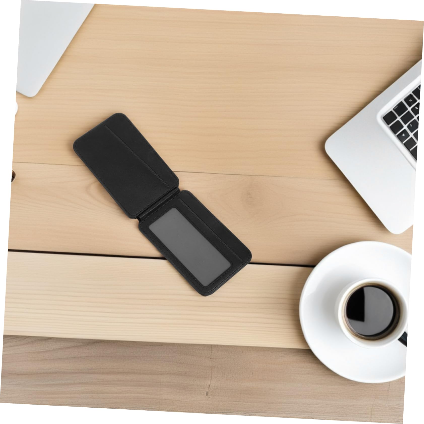 Supporto Magnetico Per Smartphone Con Portacarte Pieghevole Custodia Per Carte Di Credito e Id Con Chiusura Magnetica Per Uso Quotidiano e Visione Comoda